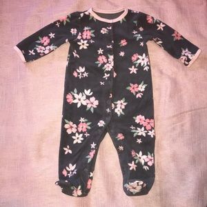 Carters baby girl footed sleeper